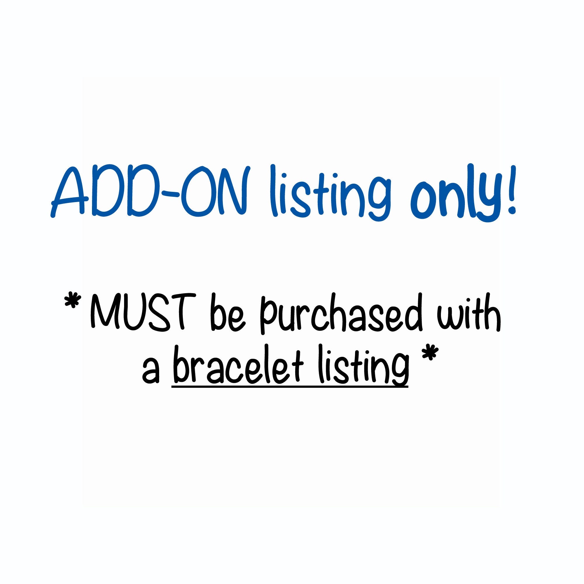 Optional Add-On - Black Accessory Beads