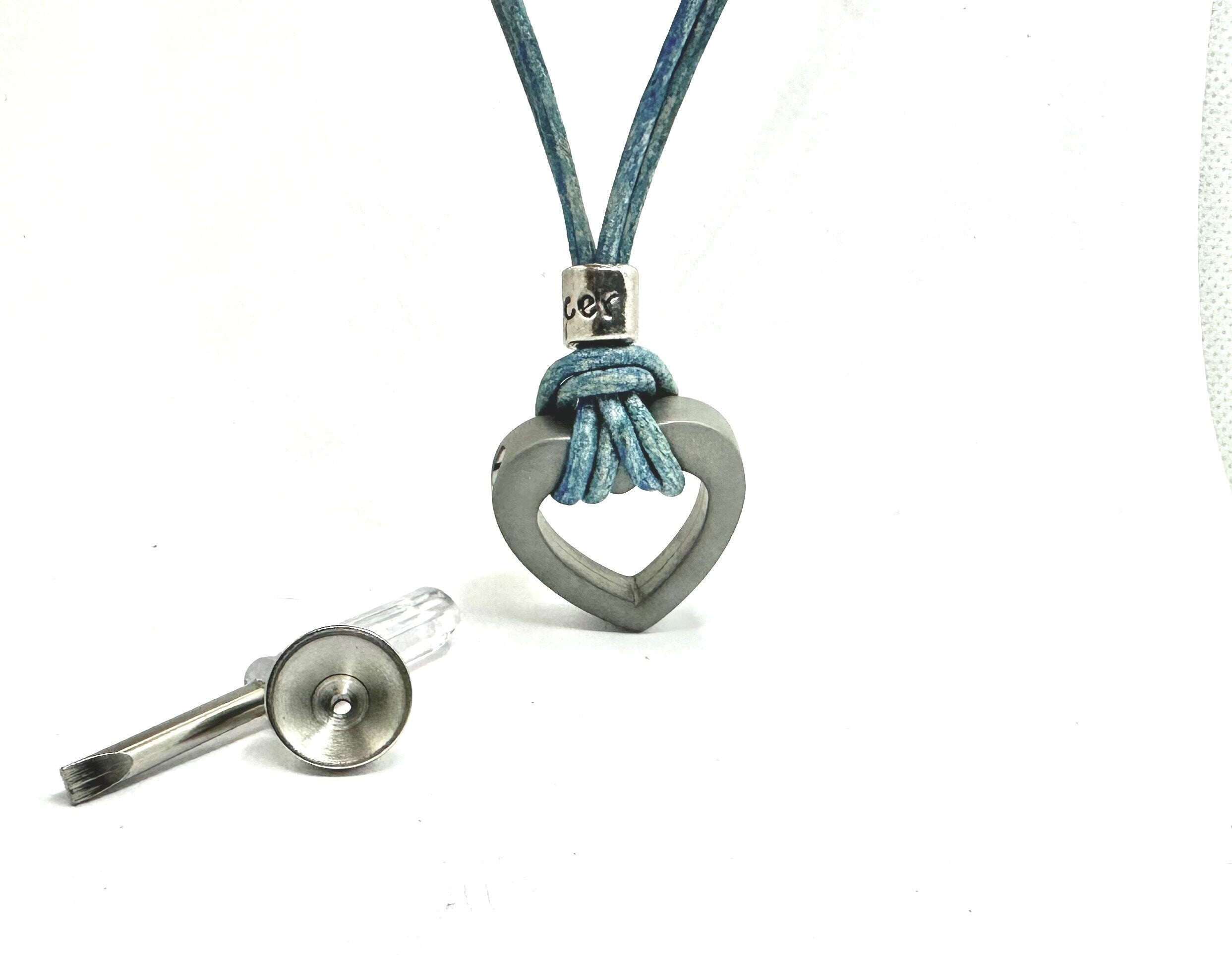 Cremation necklace heart urn, modern pet urn, memorial necklace, cremation jewelry urn