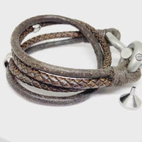 Mens Ashes Bracelet, Urn Jewellery for Men, Dog Loss for Dad