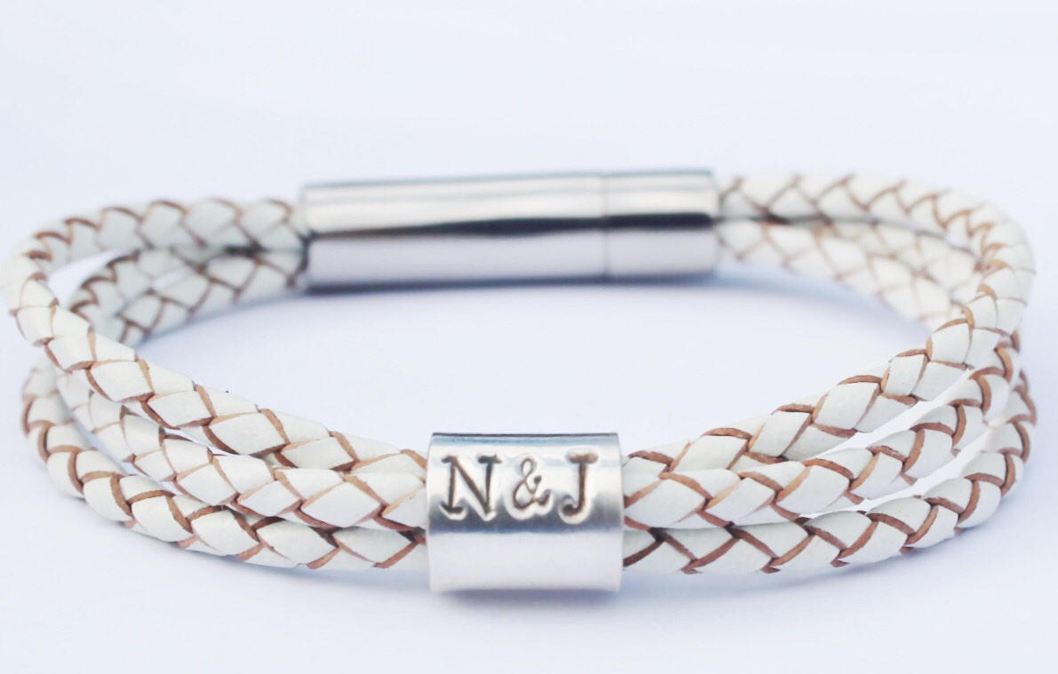 Womens Personalised Bracelet, Mothers Day Gift, Womens Bracelet, Charm Bracelet, Silver Charm Bracelet, Leather Bracelet, Pandora, Mother D