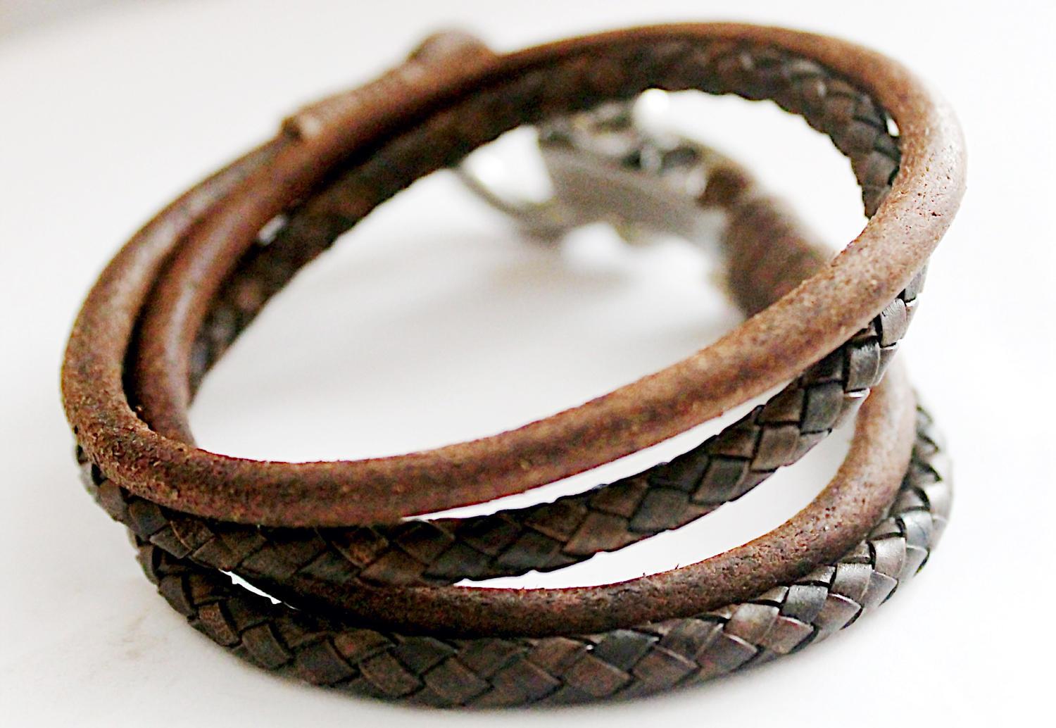 Wrap Bracelet, 4 Cord- No Bead