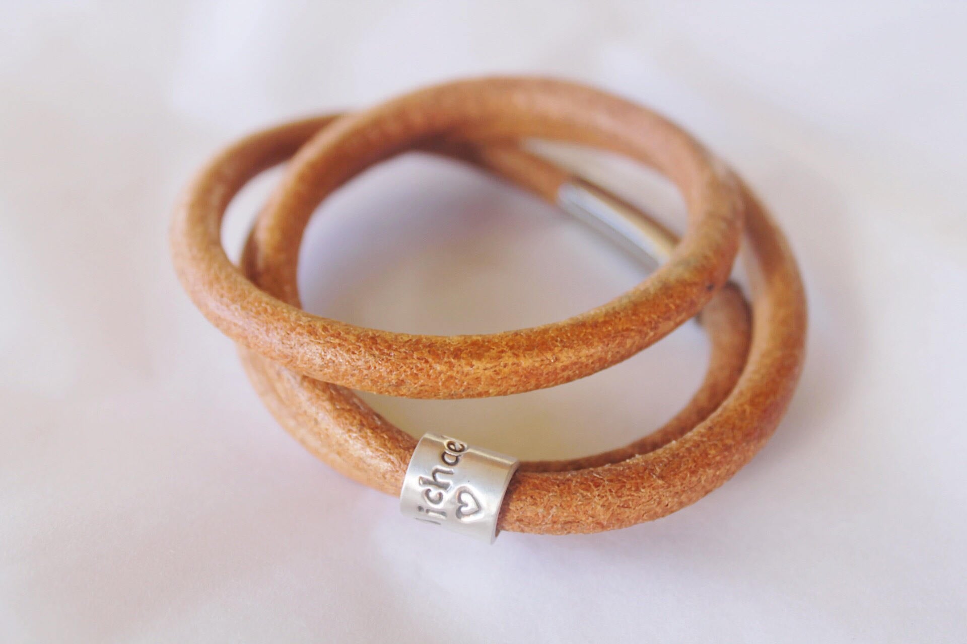 Triple Wrap Vintage Brown