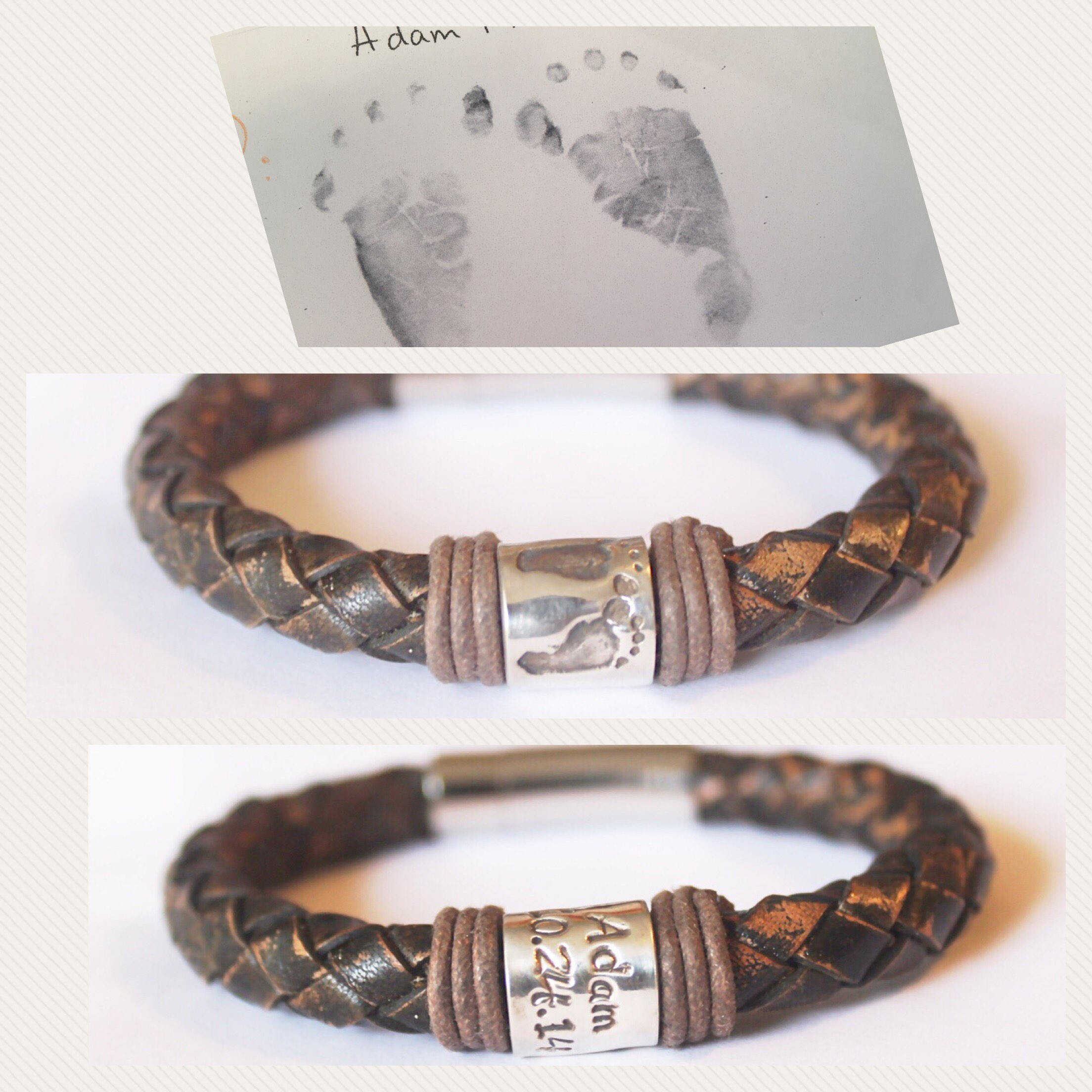 Happy Feet RBO, Mens Personalised Bracelet