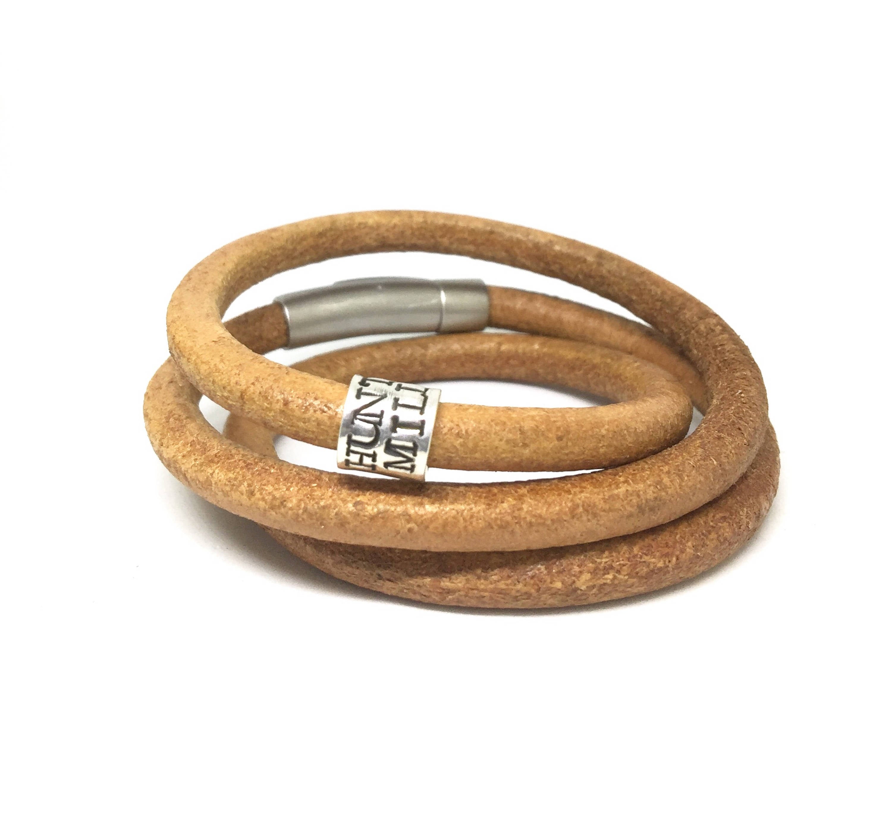 Triple Wrap Vintage Brown