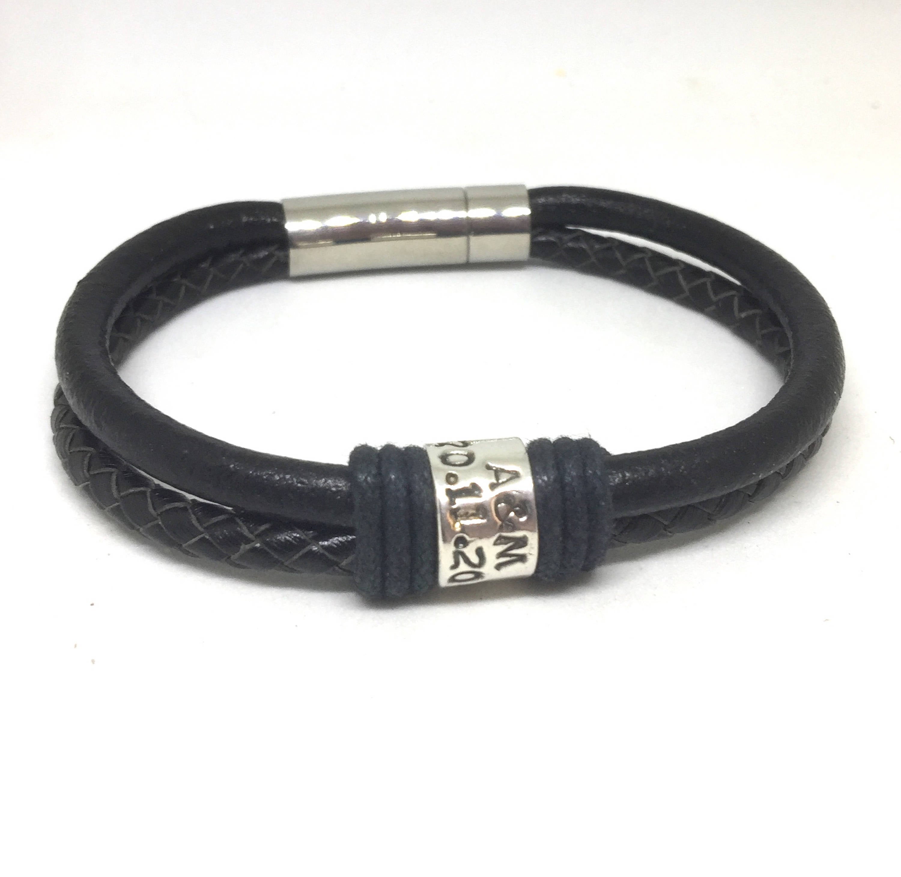 Mens leather bracelet, Mens bracelet, Fathers Day, Bracelet, Leather Bracelet, , Father Day Gift, Mens Personalised Bracelet, gift for dads