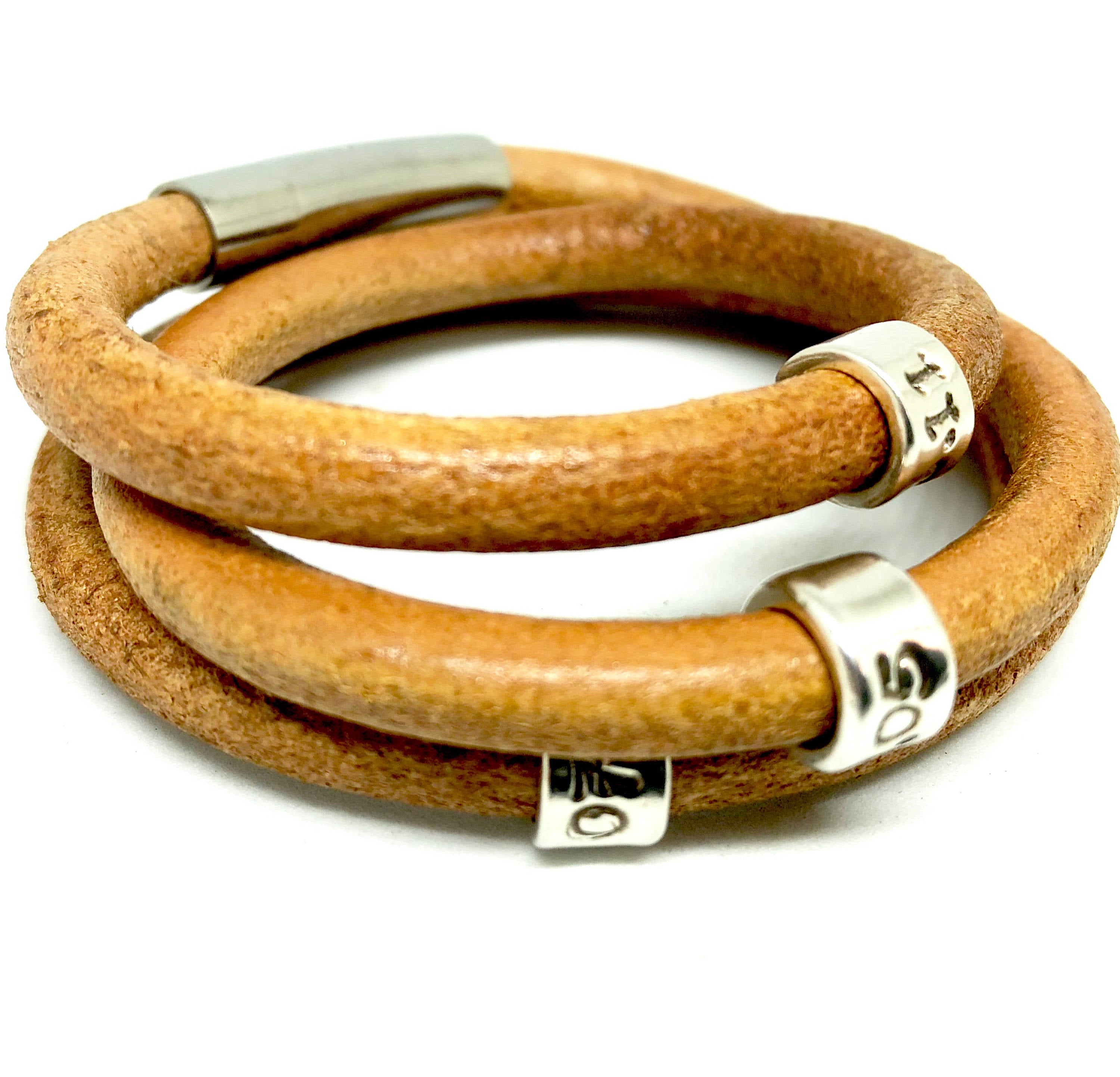 Triple Wrap Vintage Brown