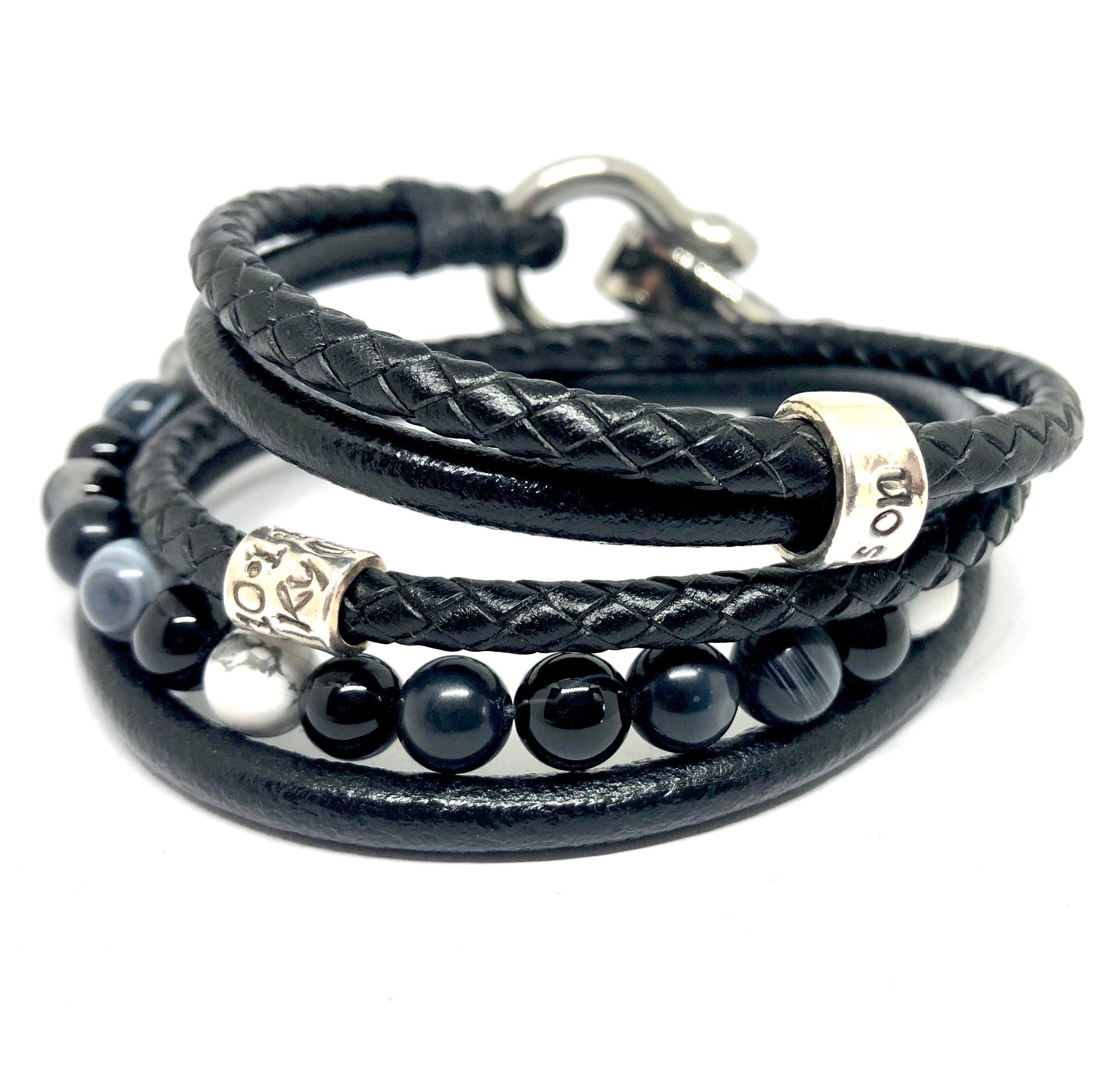 Mens Bracelet, Fathers Day Gift From Daughter, First Fathers Day Gift, Fathers Day Gift From Son