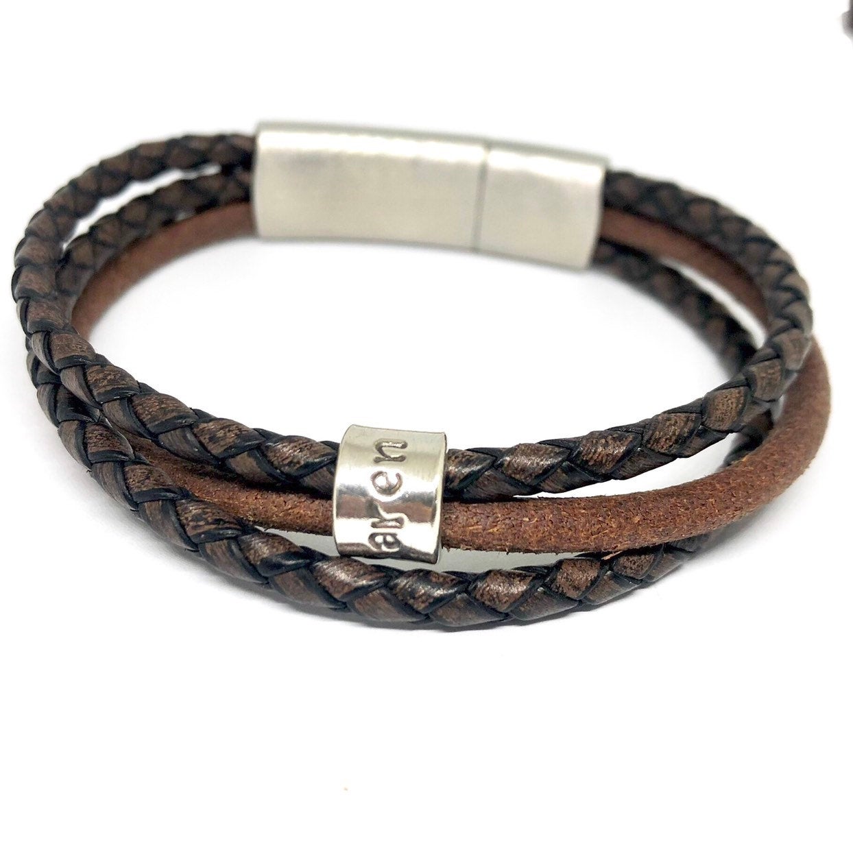 Fathers Day Gift From Daughter, Morse Code Bracelet, Fathers Gift, Special Dad Gift, Groomsmen Gift, Bracelet Homme, Fathers Day Bracelet