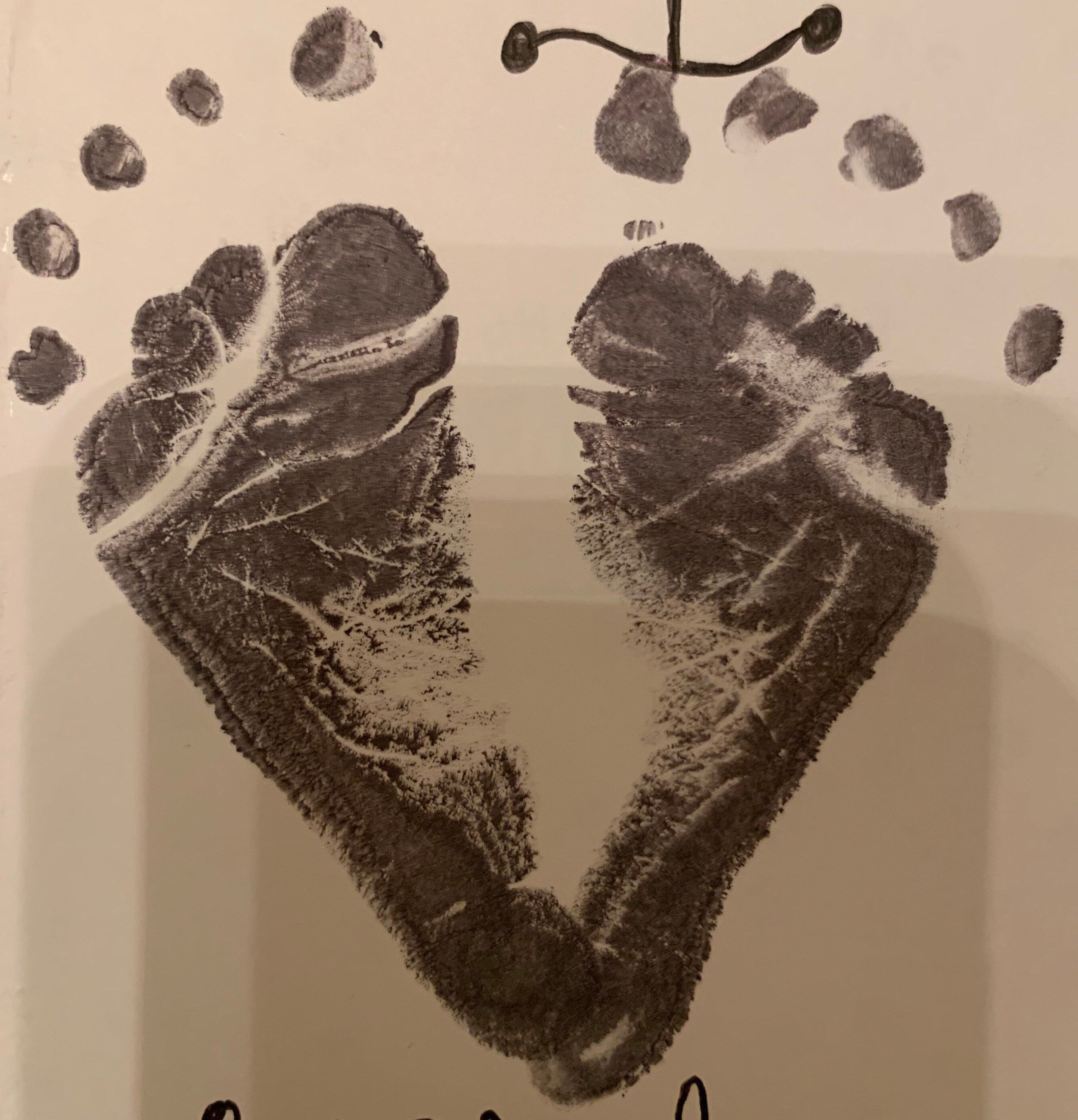Actual Hand Print Charm Bracelet, Fathers Day Gift from Daughter, Personalised Leather Bracelet, New Dad gift