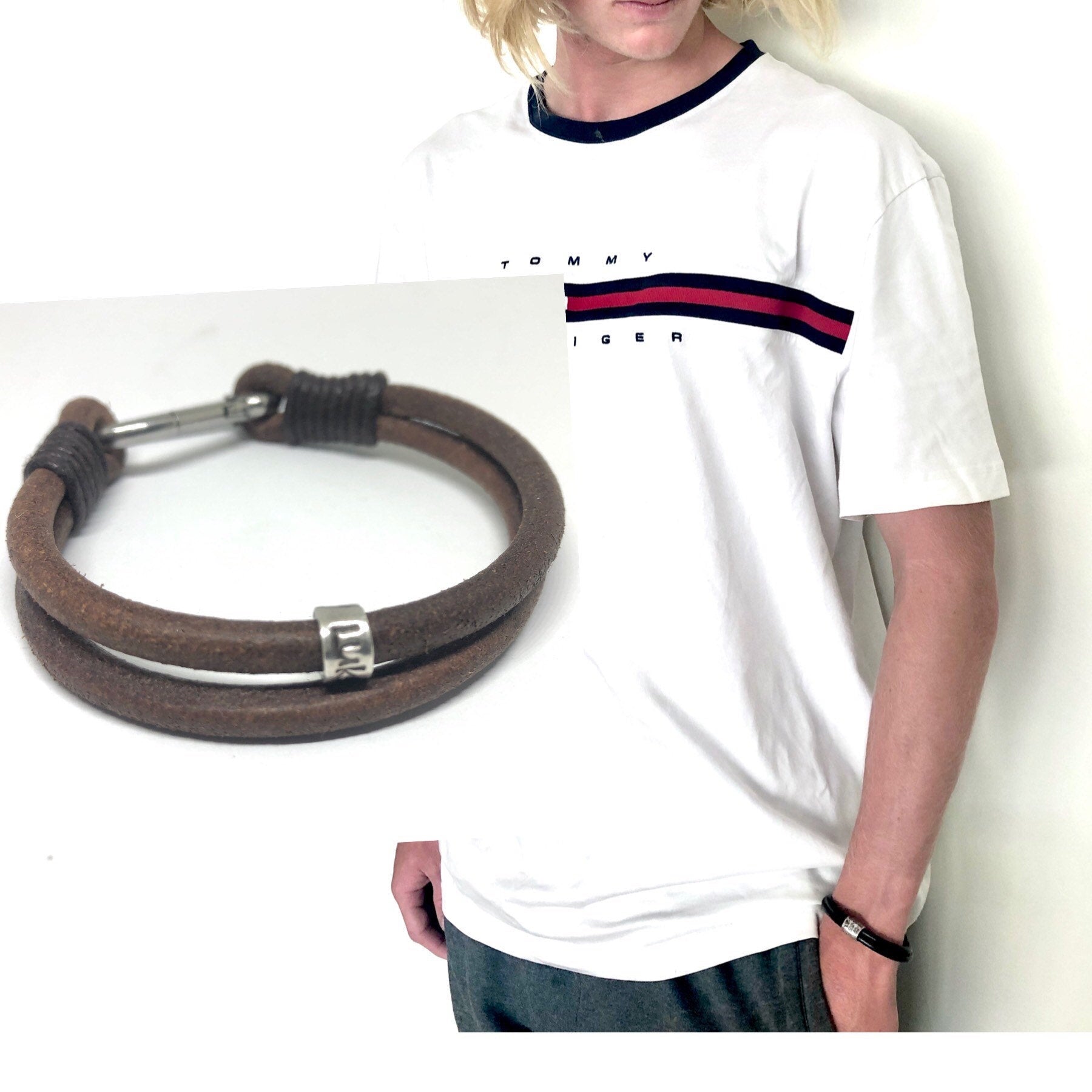 Custom Morse Code Bracelet, Mountain Lover Climbing Bracelet, Rope Bracelet, Carabiner Clip, Coordinates Bracelet Latitude Longitude Climber