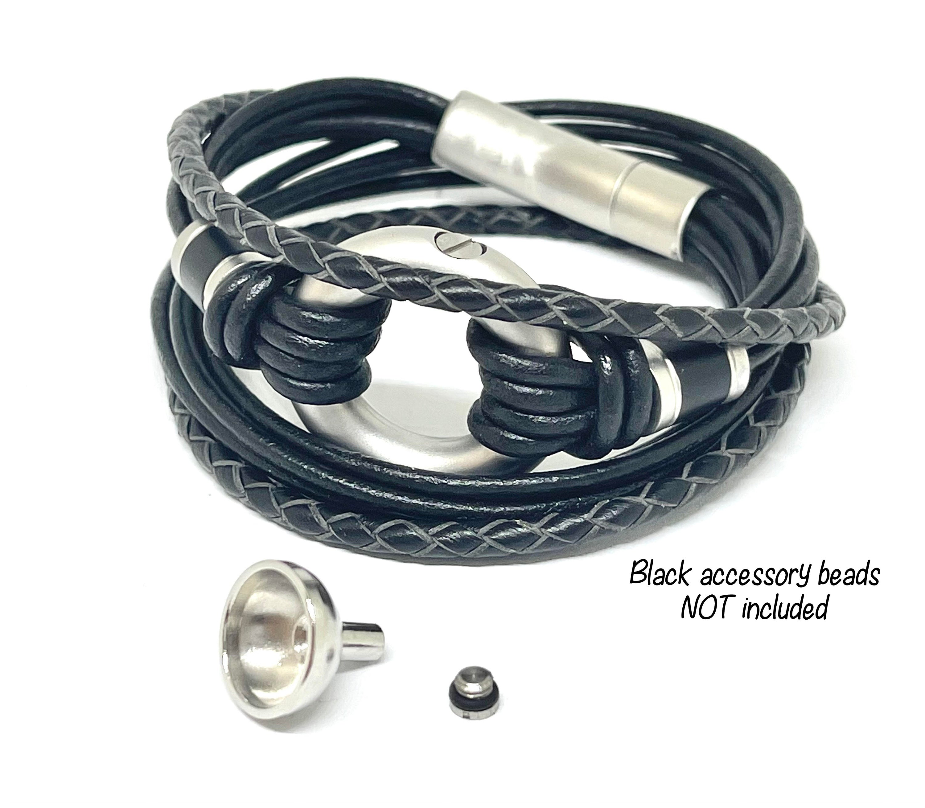 Urn Bracelet for Human Ashes, Cremation Jewelry for Men, Ashes Memorial Bracelet, Bereavement Gift, Urns for Human Ashes, Urn for Baby Ashes