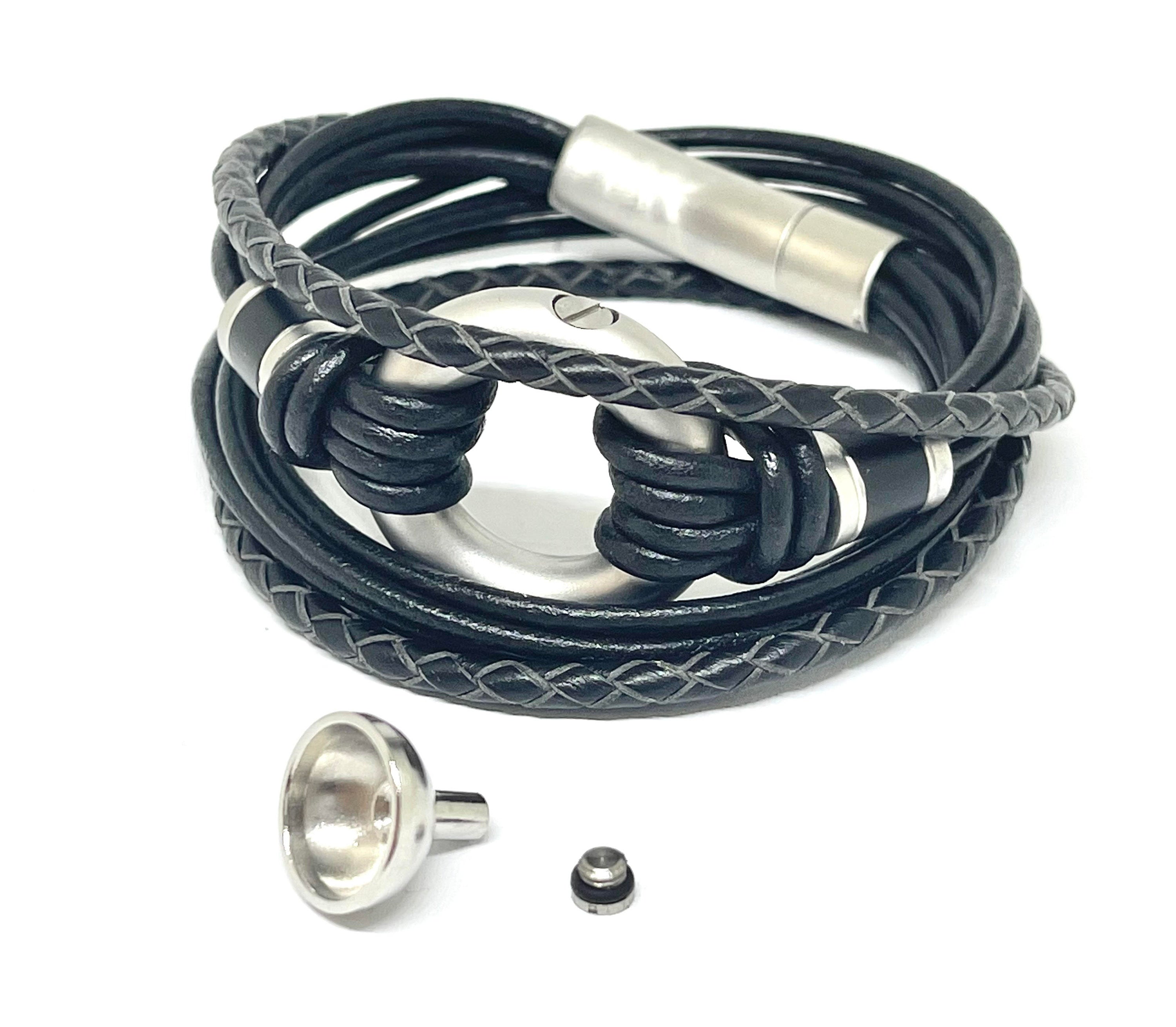 Urn Bracelet for Human Ashes, Cremation Jewelry for Men, Ashes Memorial Bracelet, Bereavement Gift, Urns for Human Ashes, Urn for Baby Ashes