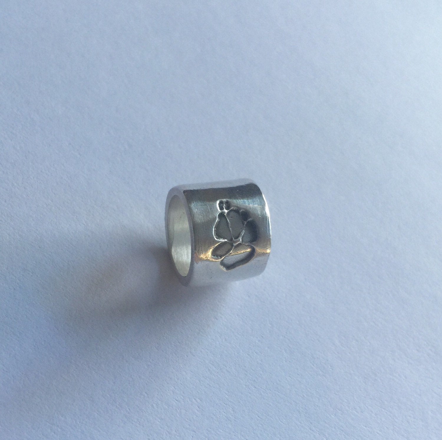 Personalised Dreadlock Bead - Pure Silver