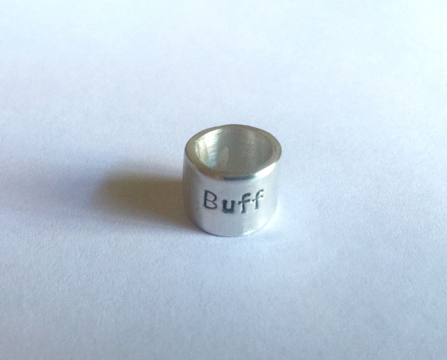 Personalised Dreadlock Bead - Pure Silver