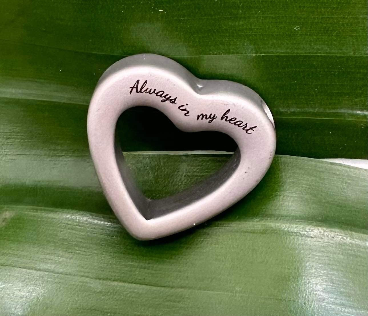 Engraved Urn, Memorial Keepsake, Urn for Cremains, Cremation Charm, Human Ashes, Pet memorial, Greif Gift, Remembrance Jewelry, Heart Urn