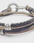 Beautiful Memorial Ash Bracelet for Men, Unique Urn Bracelet Keepsake for a Loved One or Pet