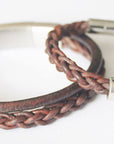 Double Cord Braided Bracelet