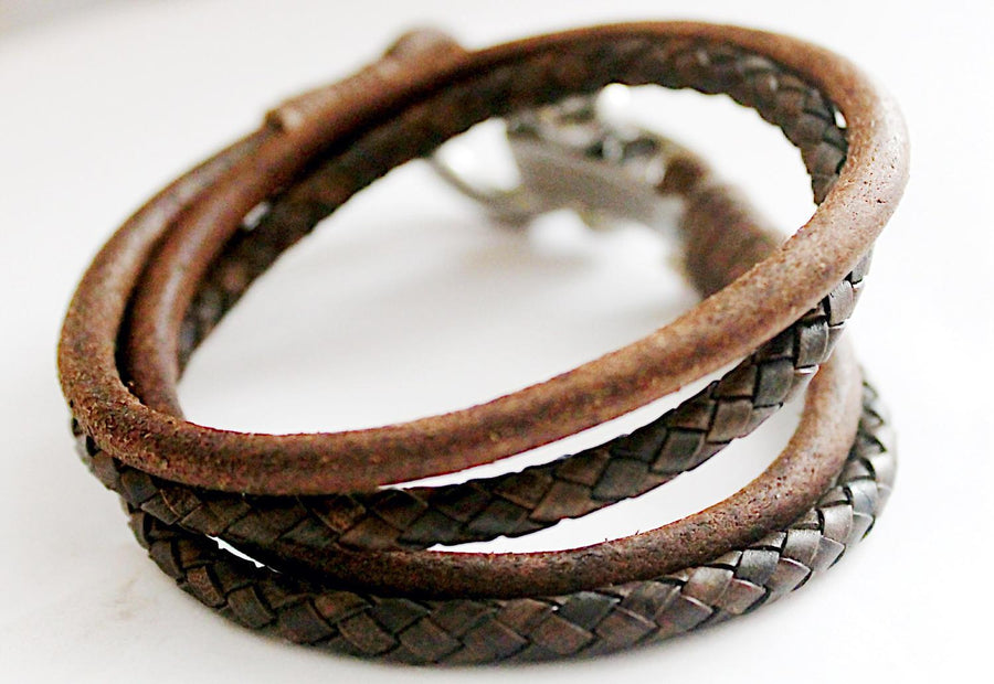Wrap Bracelet, 4 Cord- No Bead