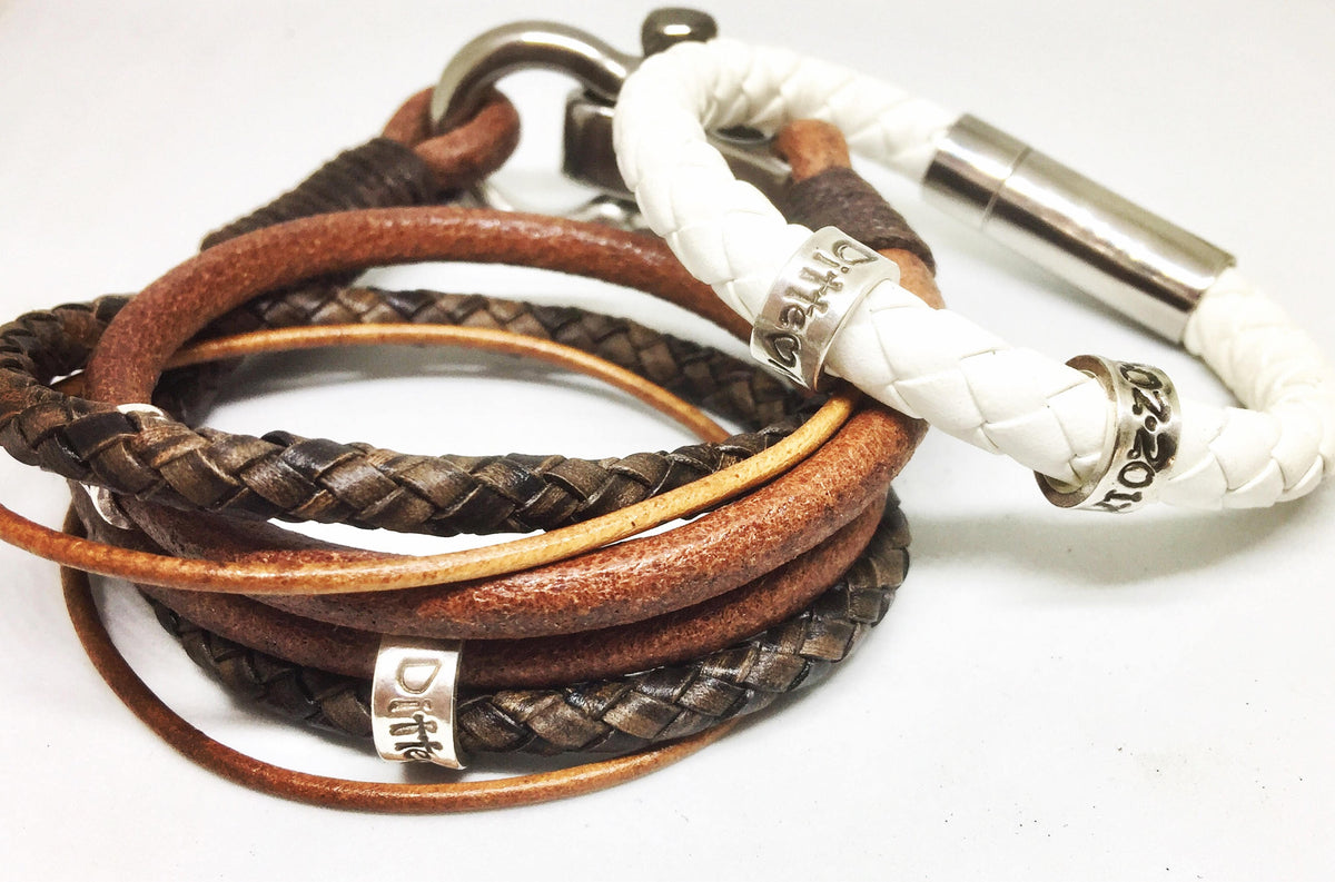 Customised Couples Bracelets | Personalised Bracelet for Men