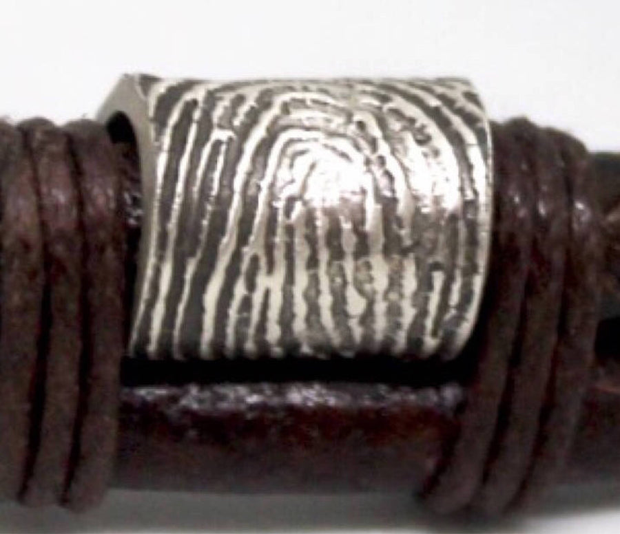 Fingerprint Bead Bracelet