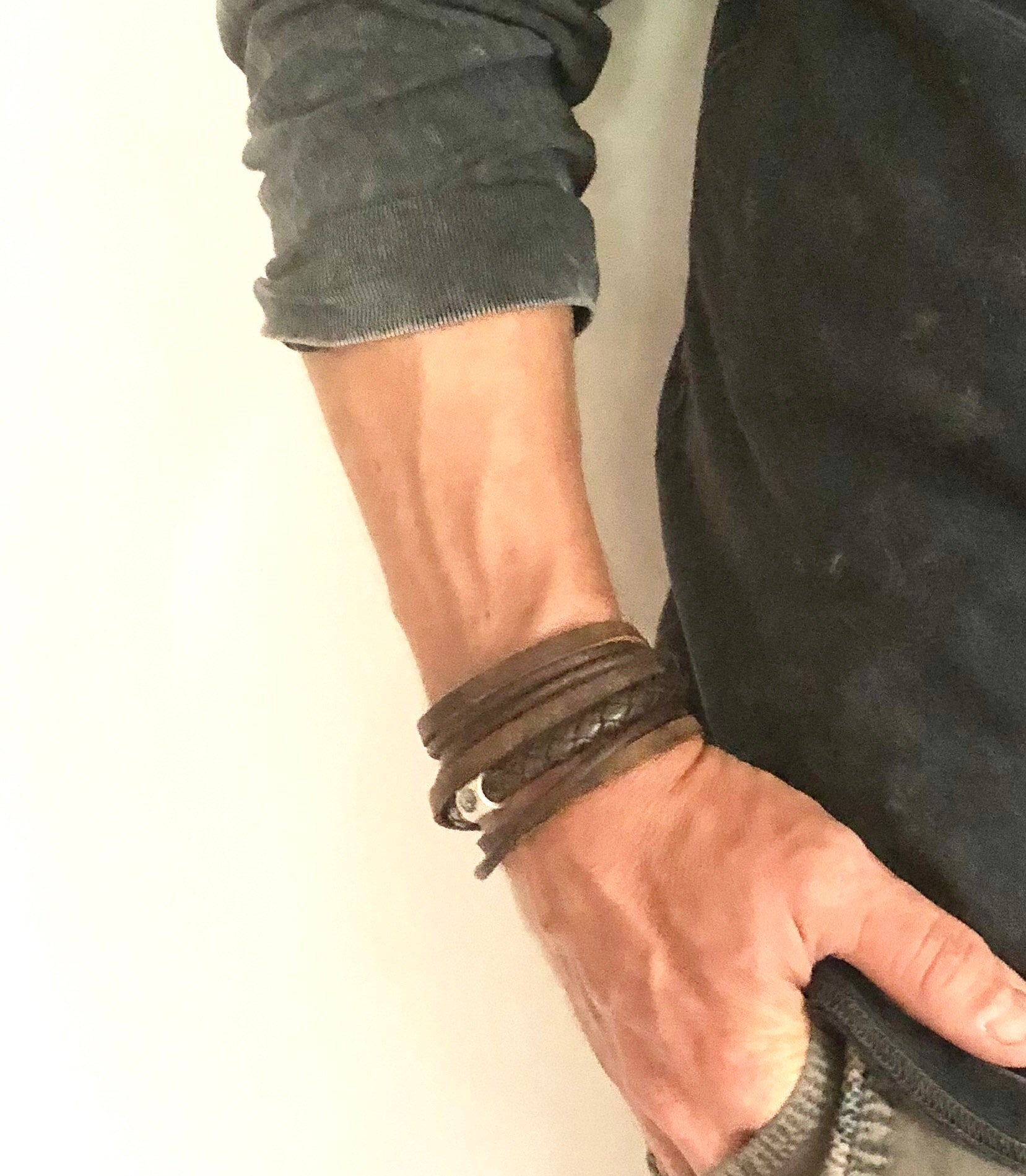 Leather Wrap Bracelets, Bulk My Bracelet, Mens Leather Bracelets, Gift for Him, Fathers Day Gift, Leather bracelet