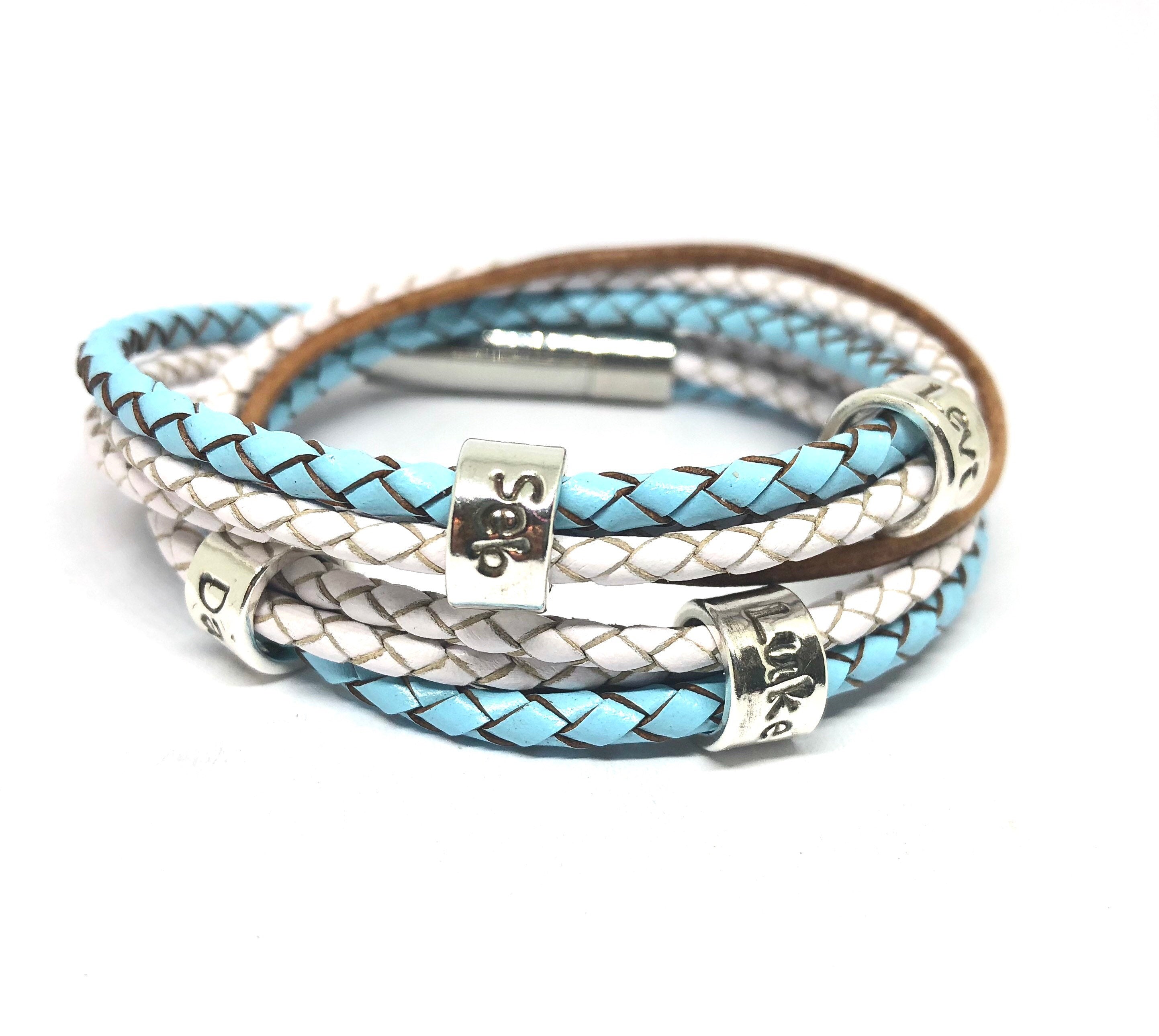 Mothers Day Gift , Womens Personalized Bracelet - Gifts For Mum -  Womens Bracelet - Womens Charm Bracelet - Custom Bracelet, Mothers day