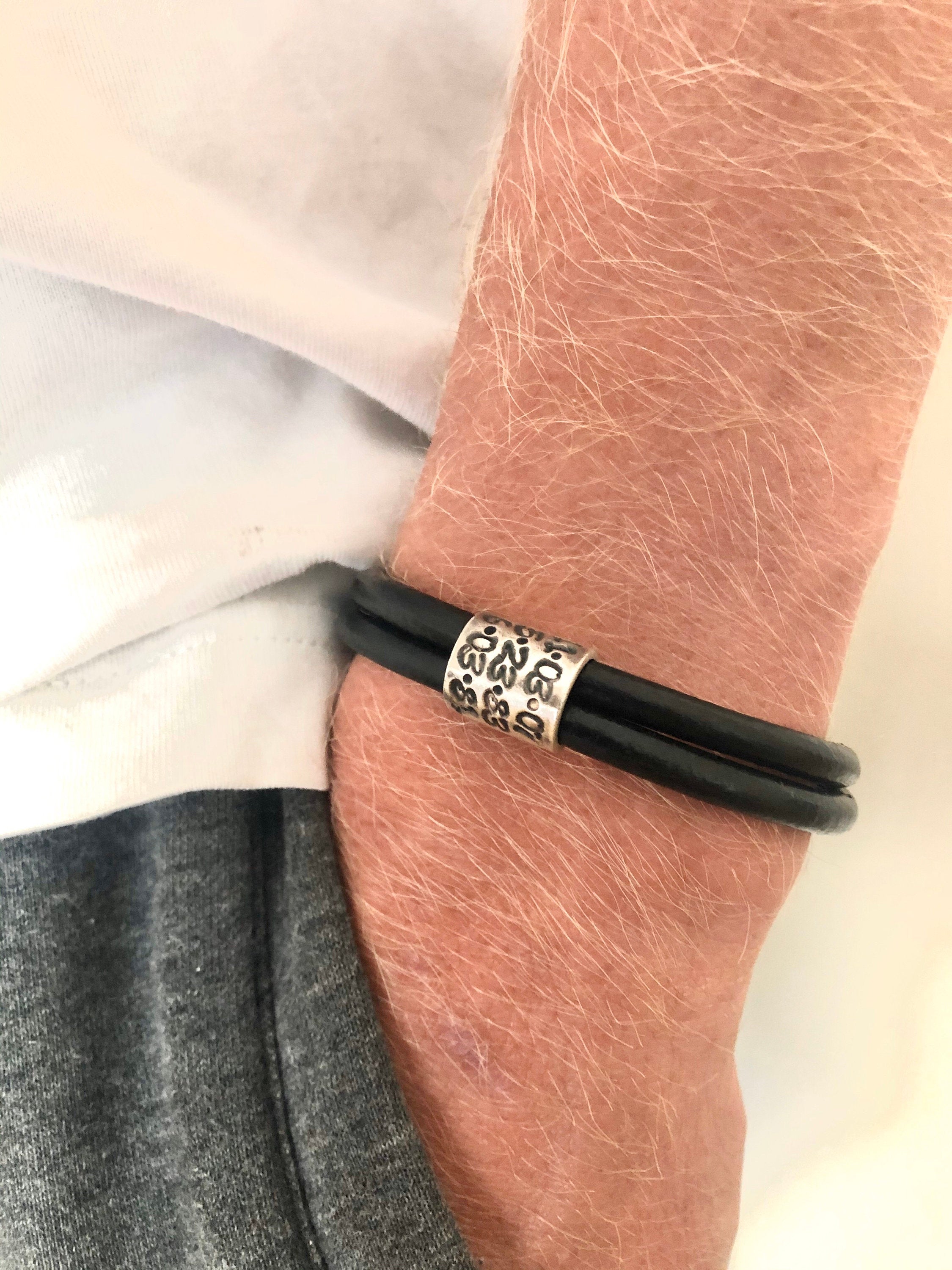 Custom Morse Code Bracelet, Mountain Lover Climbing Bracelet, Rope Bracelet, Carabiner Clip, Coordinates Bracelet Latitude Longitude Climber