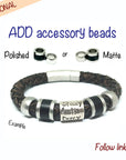 White Leather Bracelet, Womens Bracelet, Womens Leather Bracelet, Xmas Gift for Her, Womens Personalized Leather Bracelet, Name Bracelet
