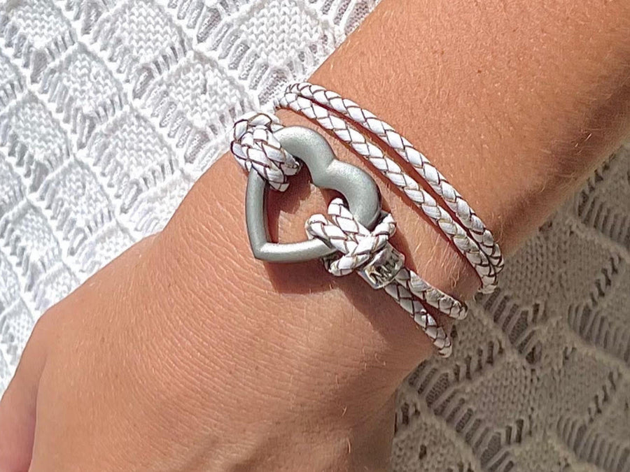 Personalised Heart Urn Bracelet, Memorial Bracelet Ashes, Women's Urn Bracelet For Cremains, Memorial Bracelet for Pets, Cremation Jewellery