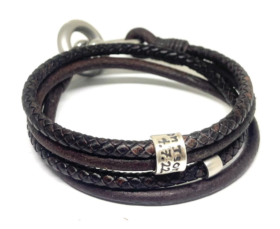 Mens Ashes Bracelet, Urn Jewellery for Men, Dog Loss for Dad