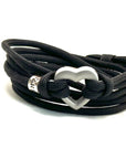 Triple Wrap Black Paracord Cremation Bracelet for Ashes, Cremation Jewelry Urn, Paracord Bracelet Customized, Memorial Bracelet