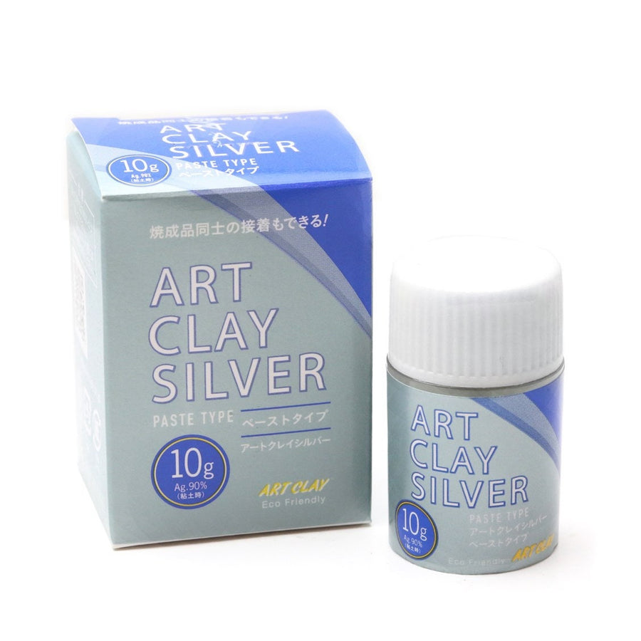 Art Clay Silver Paste, Fine Silver Metal Clay Supplies, Low Firing Precious Metal Clay Paste to Attach Findings and Wiring